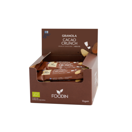 Barre granola Cacao Crunch, bio 40 g x 12 pcs
